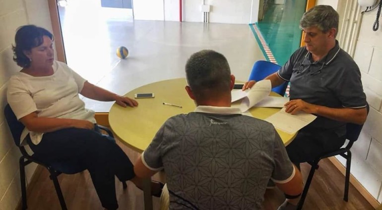 Podpisanie umowy z <br> Vero Volley Monza